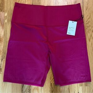NWT Knix HiTouch High Rise Short Women's Pink CERISE Bike Shorts XXL